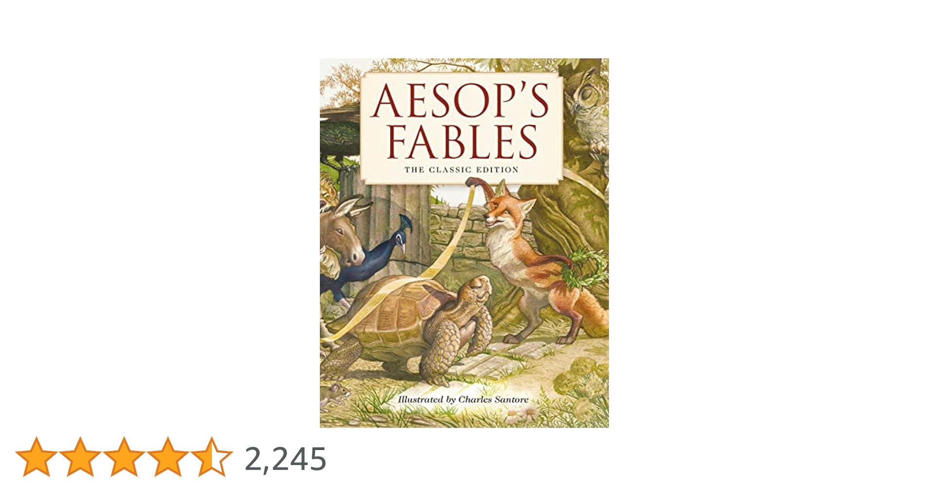 Amazon | Aesop's Fables Hardcover: The Classic Edition by